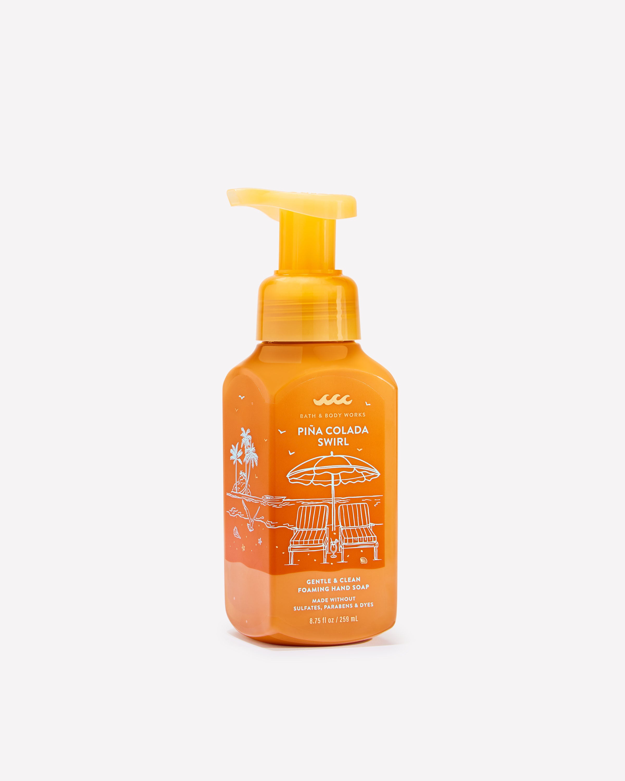 Piña Colada Swirl Gentle & Clean Foaming Hand Soap