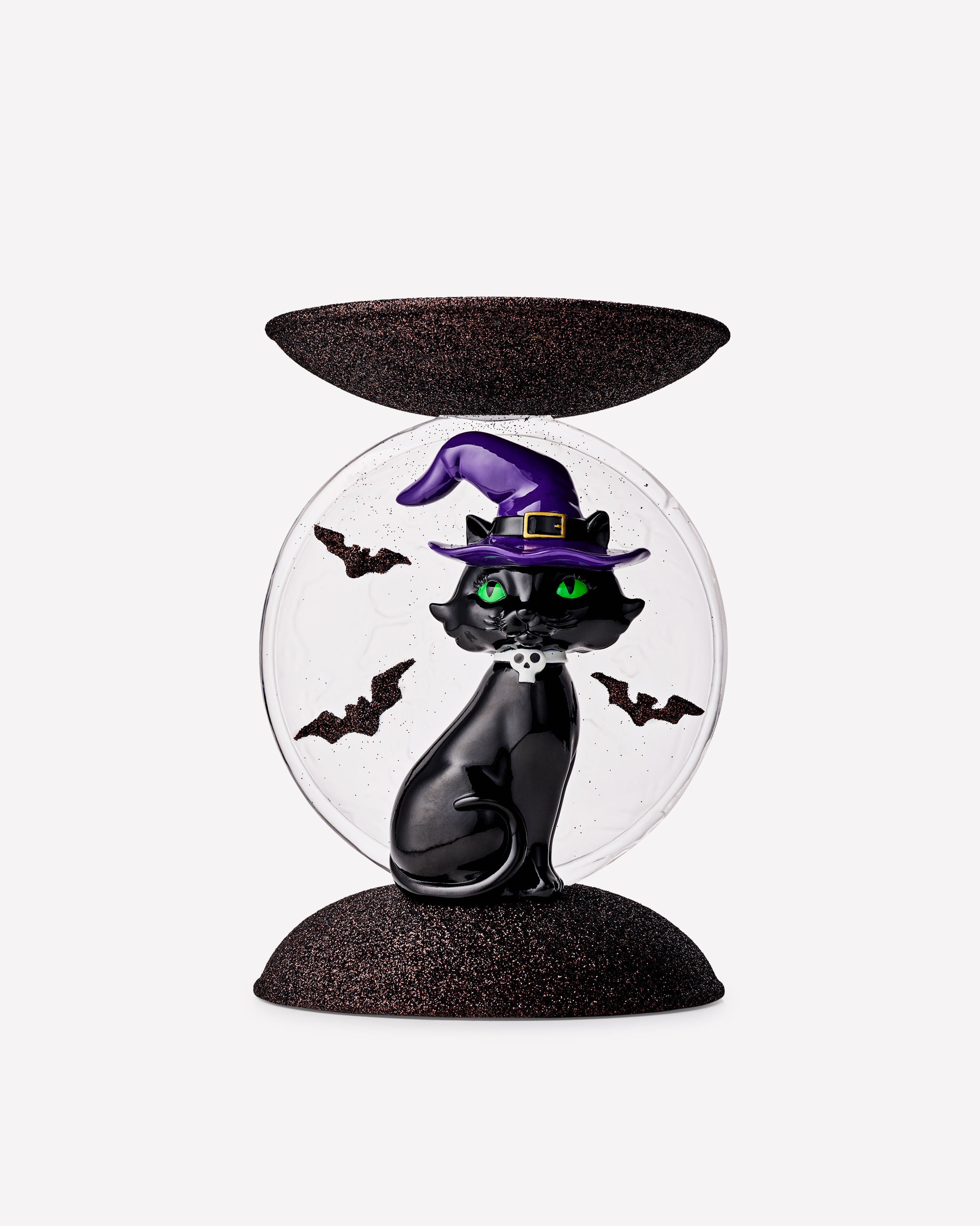 Light-up Cat and Moon Pedestal